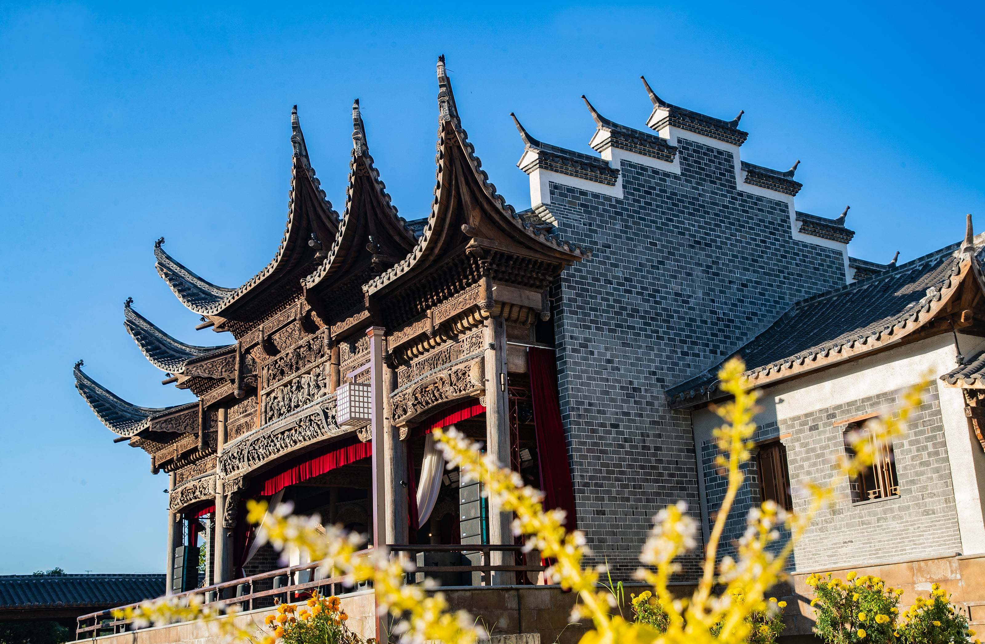 每日一景古色古香的考亭古街