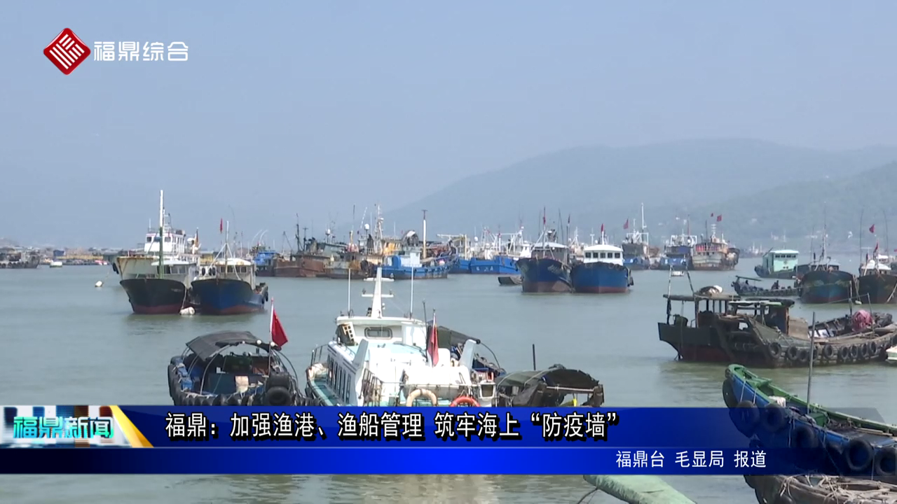 福鼎：加強漁港、漁船管理 筑牢海上“防疫墻”