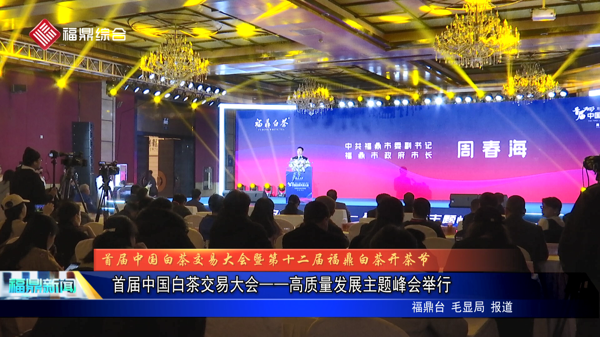 首届中国白茶交易大会——高质量发展主题峰会举行